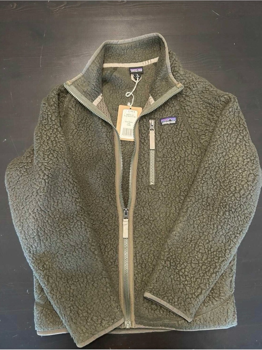 Patagonia Boys' Retro Pile Jacket size M10
